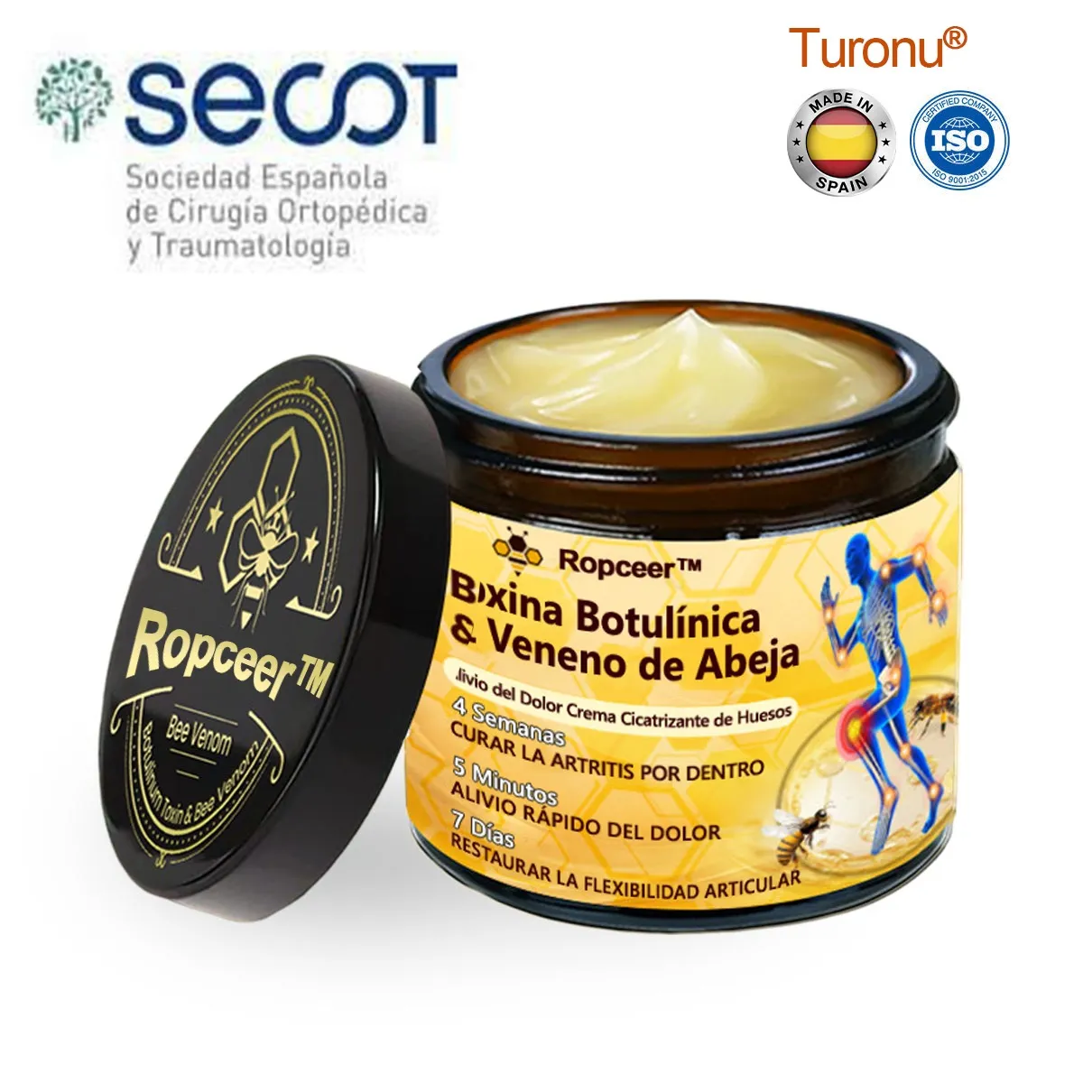 Crema curativa de huesos de veneno de abeja